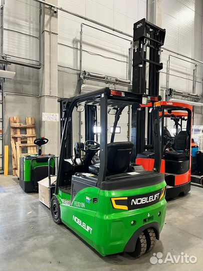 3х опорный электропогрузчик 2 тонны 6000мм Li-ion