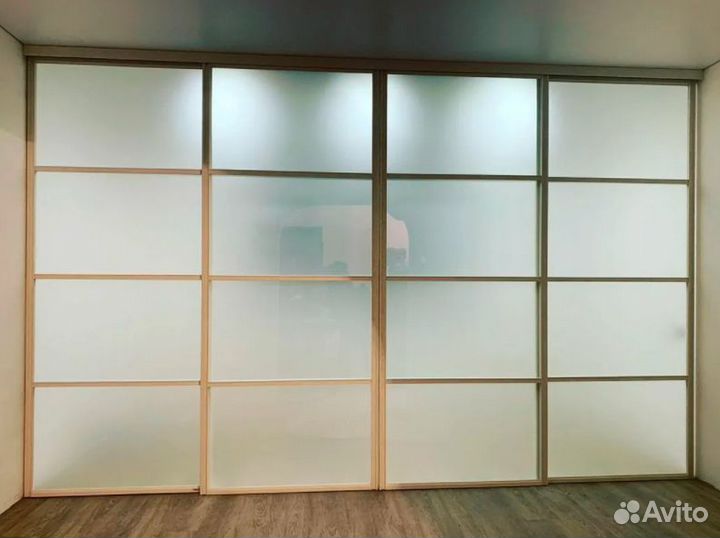 Раздвижная перегородка для зонирования