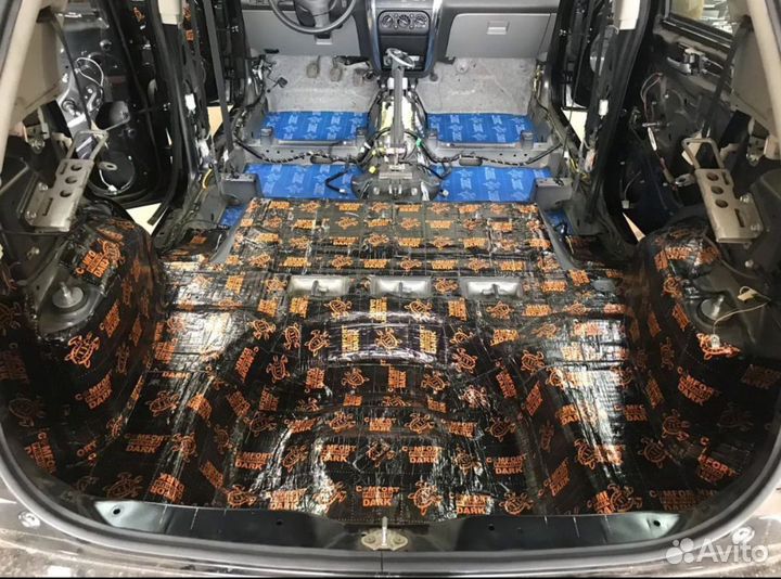 Шумоизоляция автомобиля/установка автозвука
