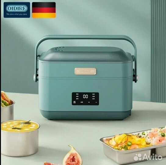 Электрический ланч-бокс из нержавеющей стали