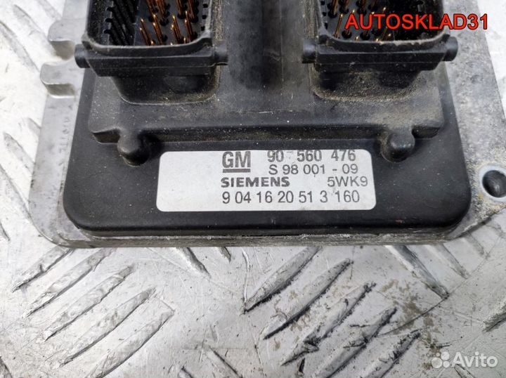 Блок эбу Opel Vectra B 1.8 X18XE1 90560476 Бензин