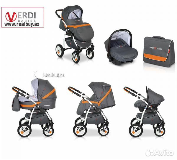 Коляска 3 в 1 Verdi Optima
