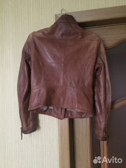 Куртка Massimo Dutti кожа