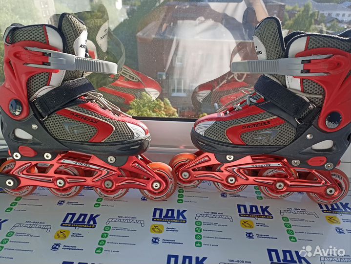 Роликовые коньки детские раздвижные