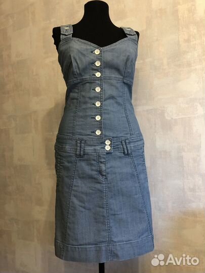 Джинсовое платье летнее сарафан vero moda