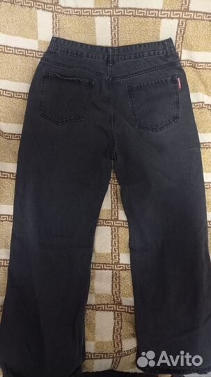 Джинсы широкие унисекс