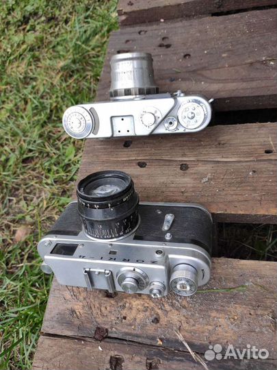Фотоаппарат фэд-4,Zorki-4, за 2шт, неисправны