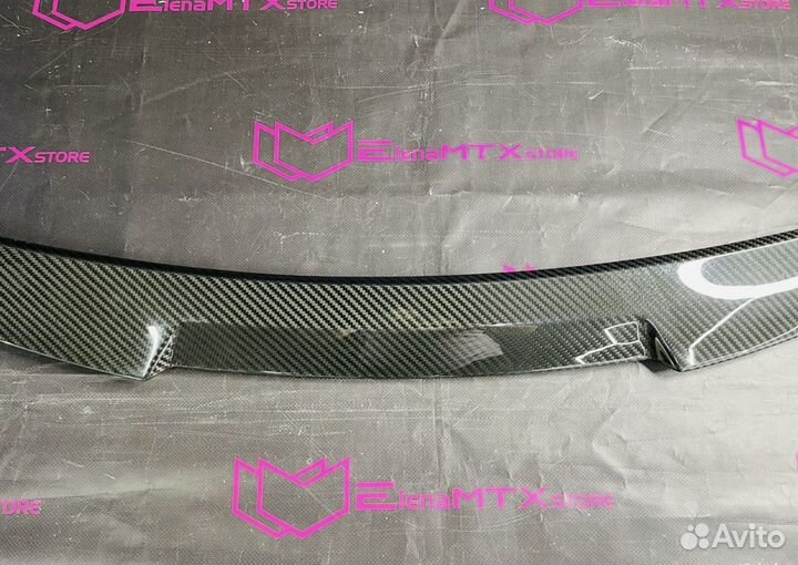 Спойлер Audi A5 B8 седан сухой карбон, M4 стиль