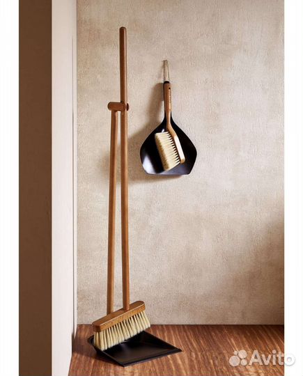 Zara home железный совок щетка