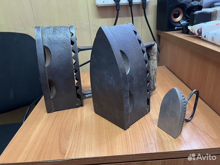 Утюг старинный угольный СССР 1930-50 годы