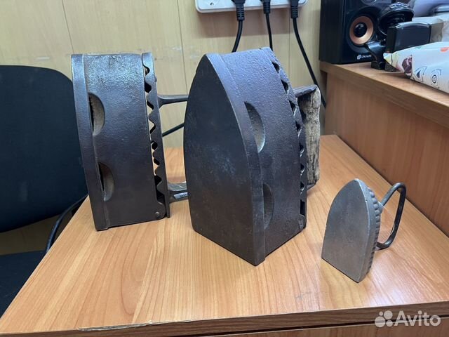 Утюг старинный угольный СССР 1930-50 годы