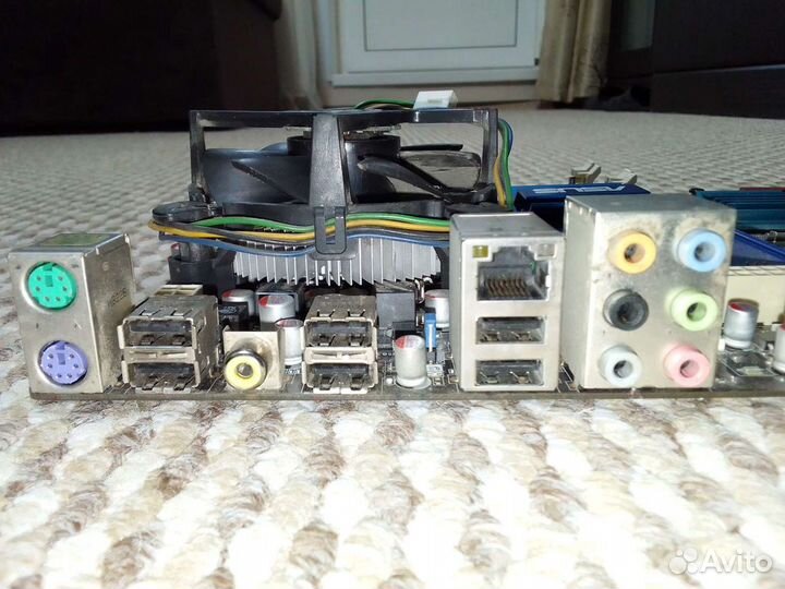 Материнская плата asus P5Q SE с процессором