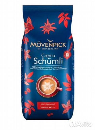 Немецкий зерновой и молотый кофе Movenpick
