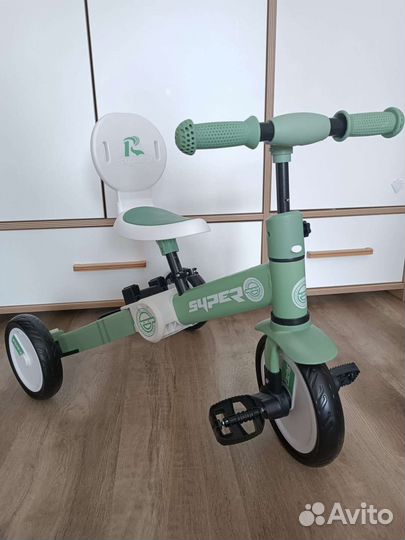 Велосипед трехколесный беговел детский