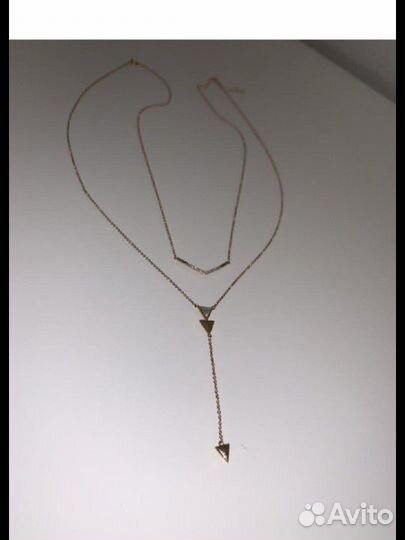 Золотое колье с Бриллиантами