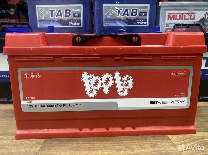 Аккумулятор 6ст 100 Topla Гарантия Доставка