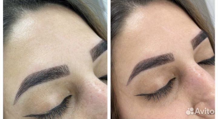Коррекция и окрашивание бровей