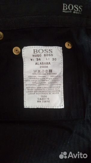 Мужские брюки Hugo Boss 34/30 Alabama шерсть виско