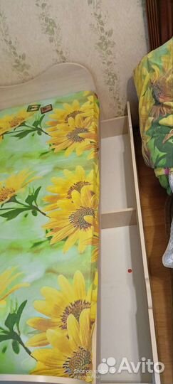 Детская кровать от 3 лет с матрасом бу