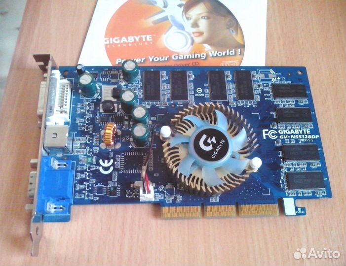 Видеокарта Gigabyte GV-N55128DP (AGP)