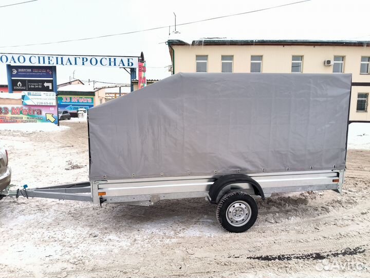 Прицеп 3,60х1,50 с евротентом оцинкованный