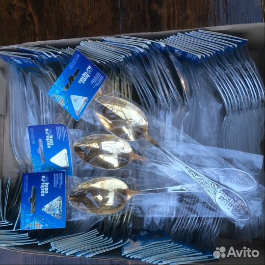 Олимпийские лицензионные ложки Сочи 2014