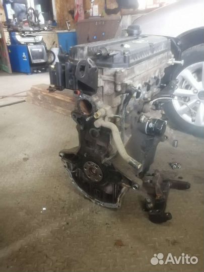 Двигатель на kia spectra 1 6