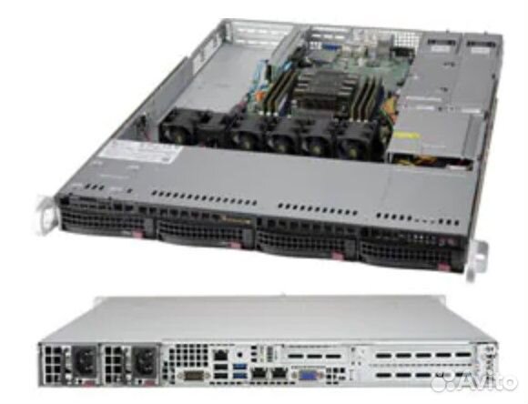 Сервер новый SuperMicro на базе SYS-5019P-WTR