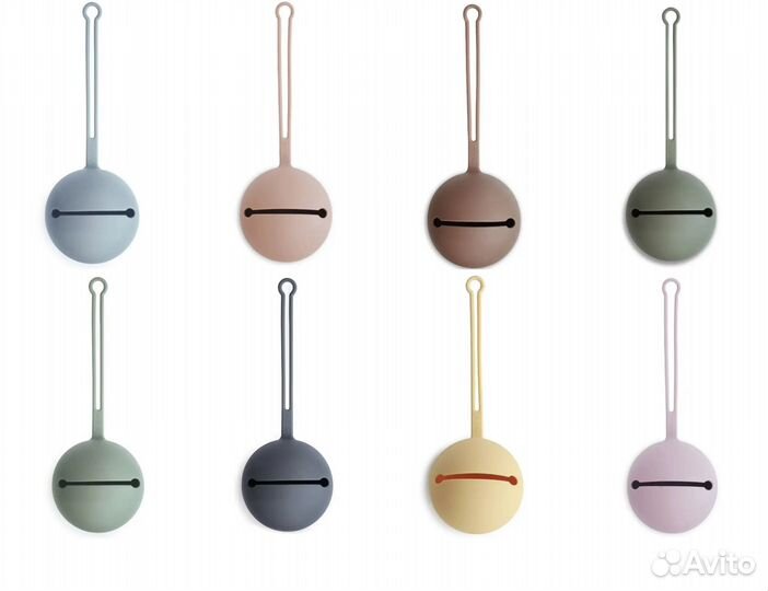 Контейнер для сосок и пустышек стликоновый Mushie