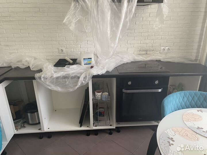 Кухонный гарнитур бу без фасадов