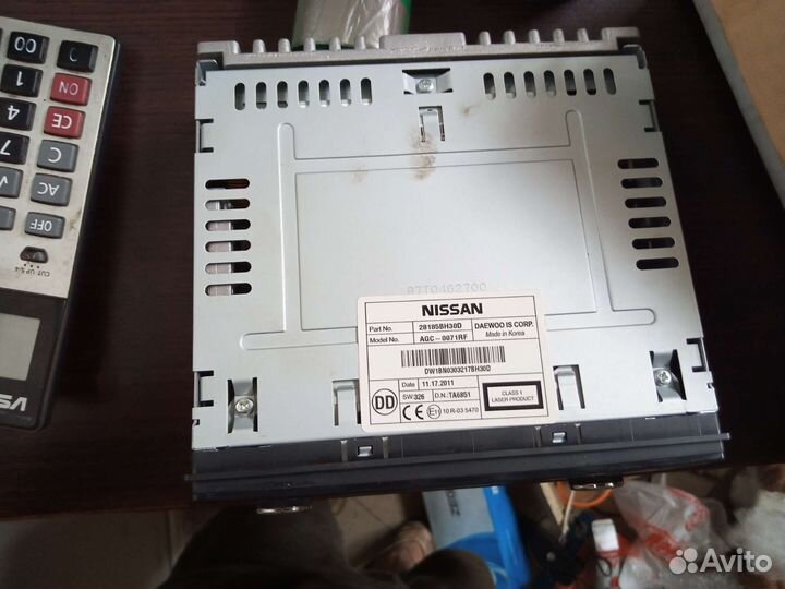 Магнитофон на nissan