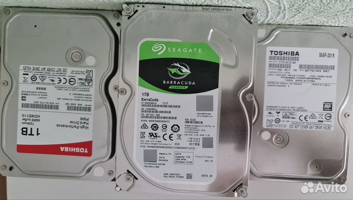 HDD жёсткий диск Toshiba Seagate 1тб (1TB)