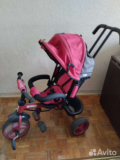 Велосипед коляска Berger с ручкой