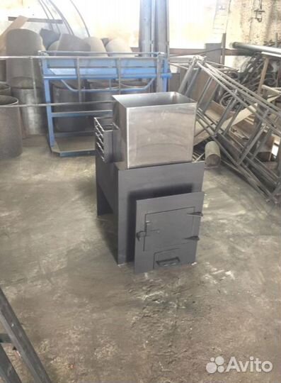 Печь из трубы 530. Горизонтальная