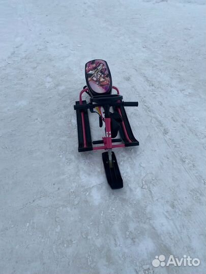 Детский электро снегокат