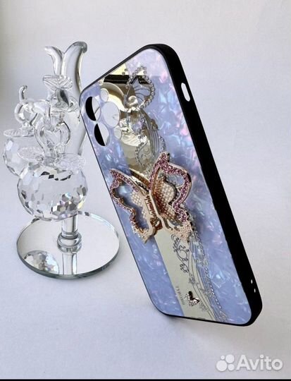 Чехол для телефона на iPhone12 Pro со стразами