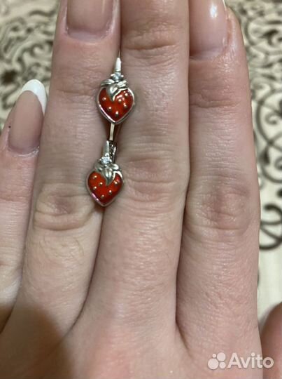 Серебряные серьги