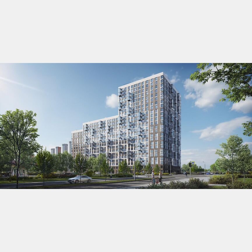 2-к. квартира, 50,3 м², 10/23 эт.