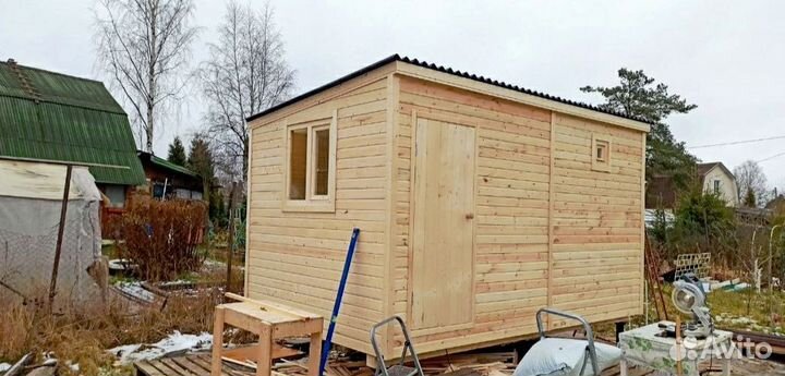 Мобильная баня 4x2,3