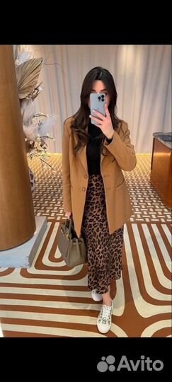 Юбка леопардовая шелк
