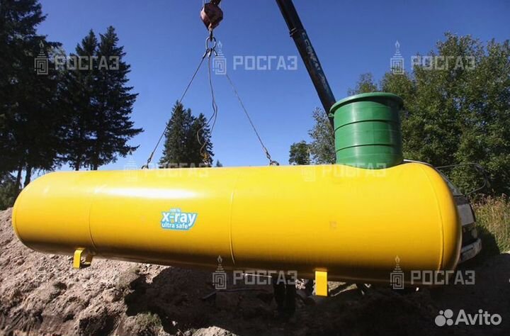 Газгольдер с установкой