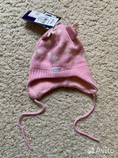 Шапка для девочки Kerry 44 новая, на осень