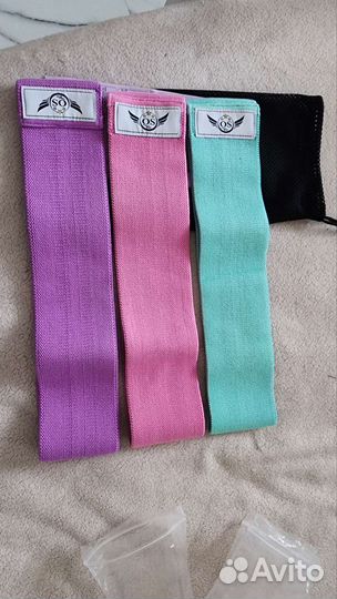 Фитнес резинки тканевые