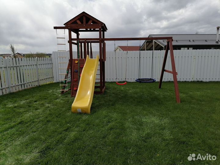 Игровые деревянные площадки