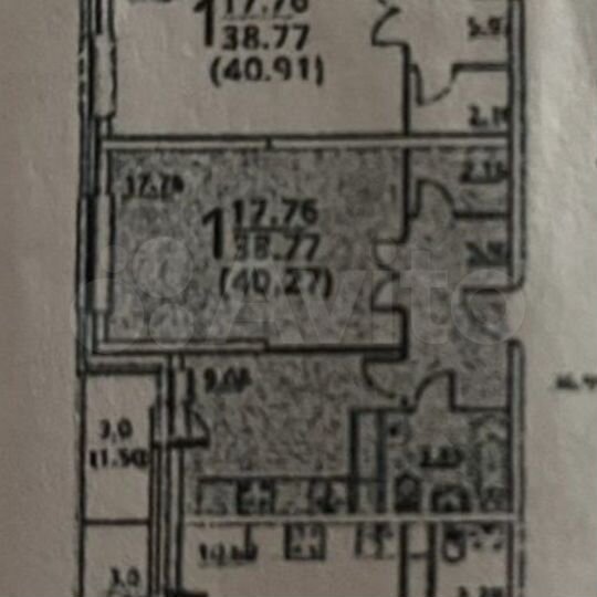 1-к. квартира, 40,3 м², 18/20 эт.