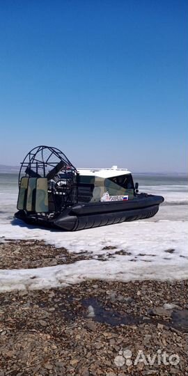 Продам аэролодку охотник 650К1 (пробег12м.ч.)