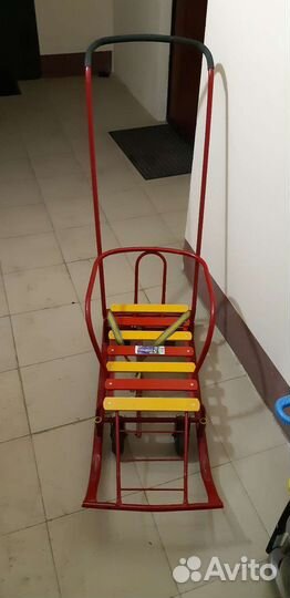 Детские санки коляска