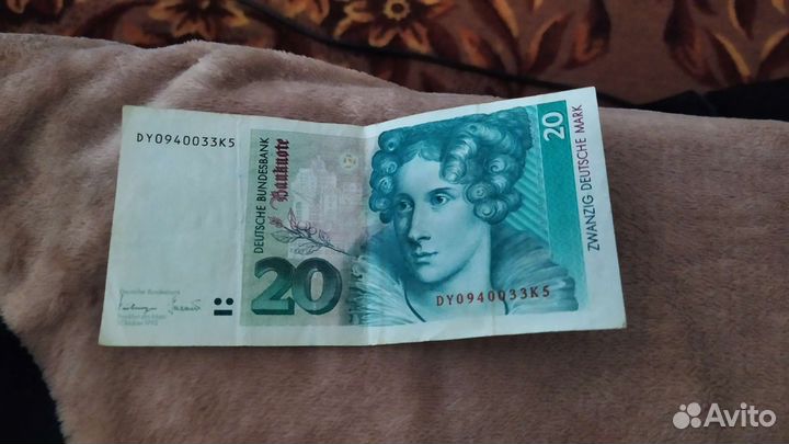 Купюра 20 марок