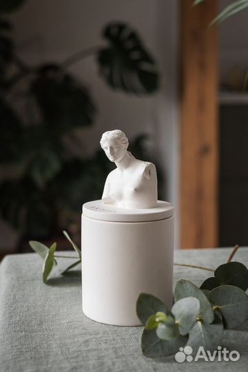 Ароматическая свеча ручной работы