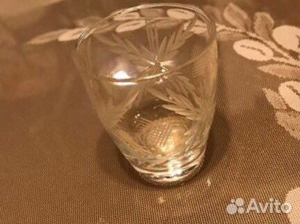 Бокалы стопки хрусталь